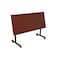 Kobe Rectangle FlipTop Table, 48" W, 29" H, Laminate Top, Mahogany MKFTM4824MH47BK - alternate 2